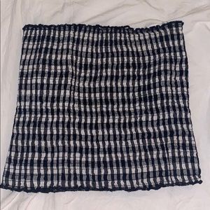 ZAFUL Gingham Crop Top